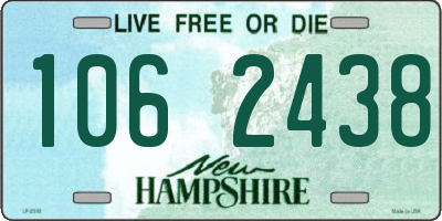 NH license plate 1062438