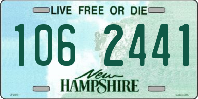 NH license plate 1062441