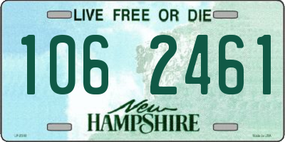 NH license plate 1062461
