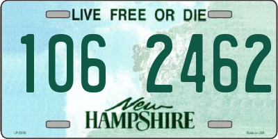 NH license plate 1062462