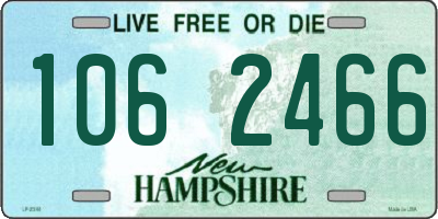 NH license plate 1062466