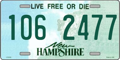 NH license plate 1062477