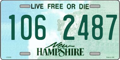 NH license plate 1062487