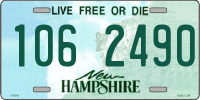 NH license plate 1062490