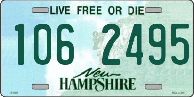 NH license plate 1062495