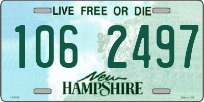 NH license plate 1062497