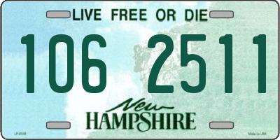 NH license plate 1062511