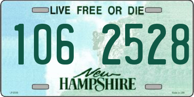 NH license plate 1062528