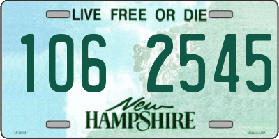 NH license plate 1062545