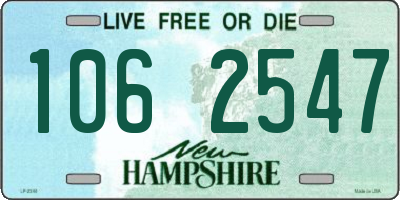 NH license plate 1062547