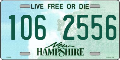 NH license plate 1062556