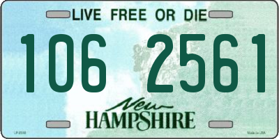 NH license plate 1062561