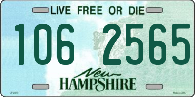 NH license plate 1062565