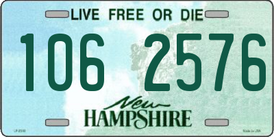 NH license plate 1062576