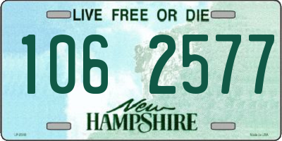 NH license plate 1062577