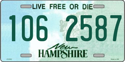 NH license plate 1062587