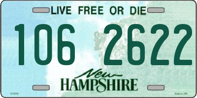 NH license plate 1062622