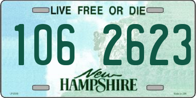 NH license plate 1062623