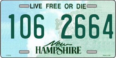 NH license plate 1062664