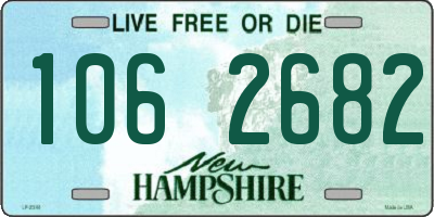 NH license plate 1062682