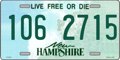 NH license plate 1062715