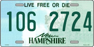 NH license plate 1062724