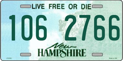 NH license plate 1062766