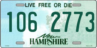 NH license plate 1062773