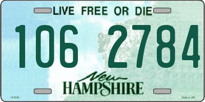 NH license plate 1062784