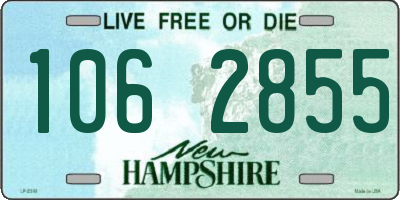 NH license plate 1062855