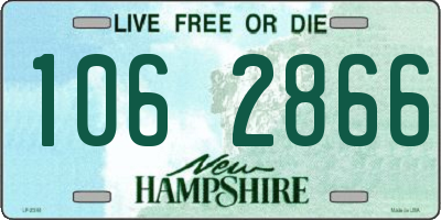 NH license plate 1062866