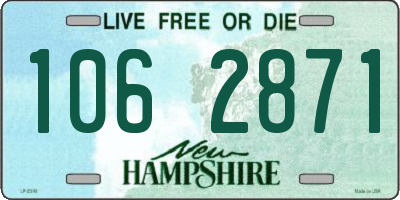 NH license plate 1062871