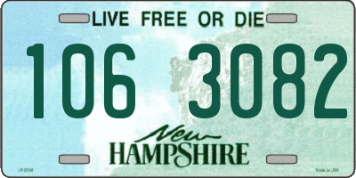 NH license plate 1063082