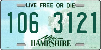 NH license plate 1063121