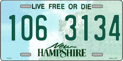 NH license plate 1063134