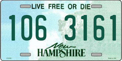 NH license plate 1063161