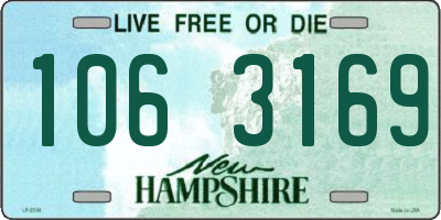 NH license plate 1063169