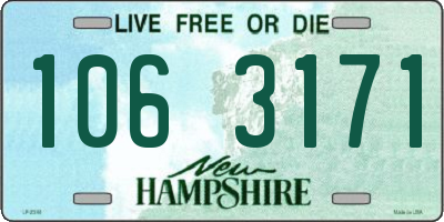 NH license plate 1063171