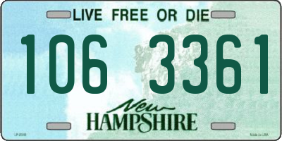 NH license plate 1063361