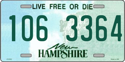 NH license plate 1063364