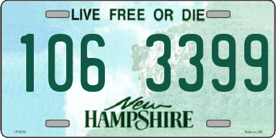 NH license plate 1063399