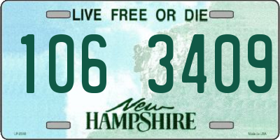 NH license plate 1063409