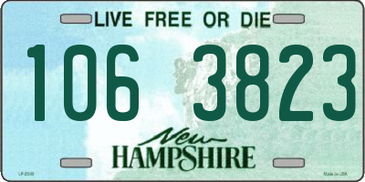 NH license plate 1063823