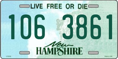NH license plate 1063861