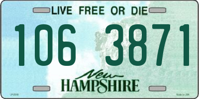 NH license plate 1063871