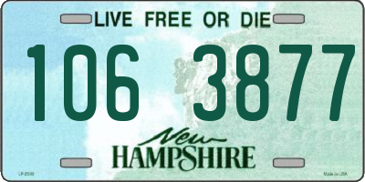 NH license plate 1063877