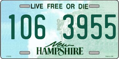 NH license plate 1063955