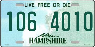 NH license plate 1064010