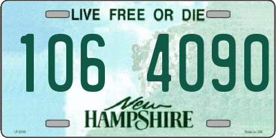 NH license plate 1064090