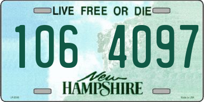 NH license plate 1064097